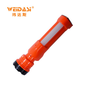 Solar flashlight WD-521 Rechargeable torch power street light